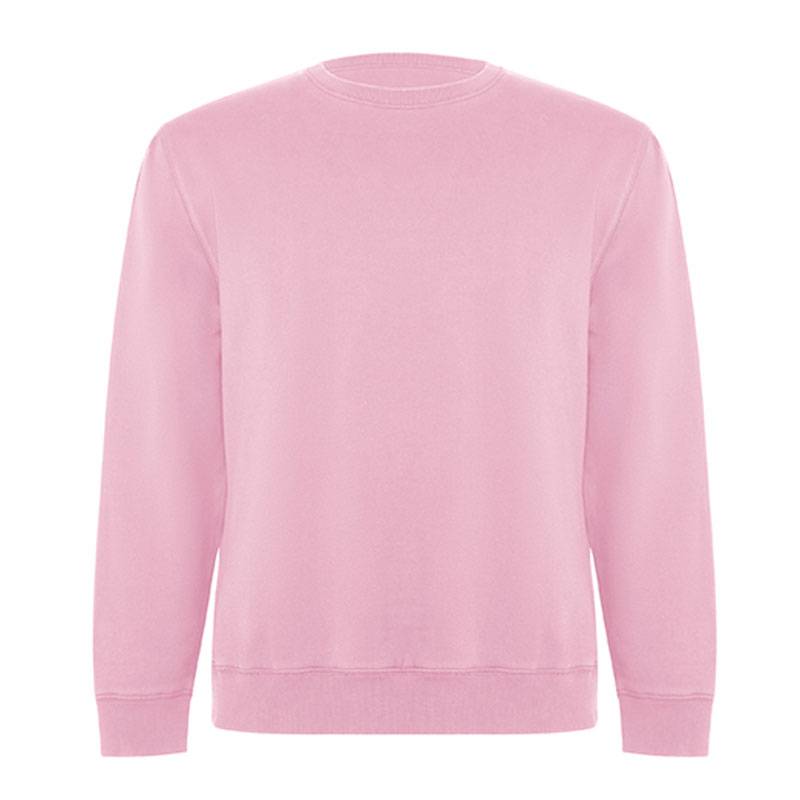 SWEATSHIRT DE ALGODÃO BIOLÓGICO COM GOLA REDONDA