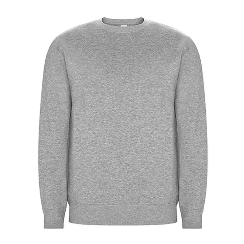 SWEATSHIRT DE ALGODÃO BIOLÓGICO COM GOLA REDONDA