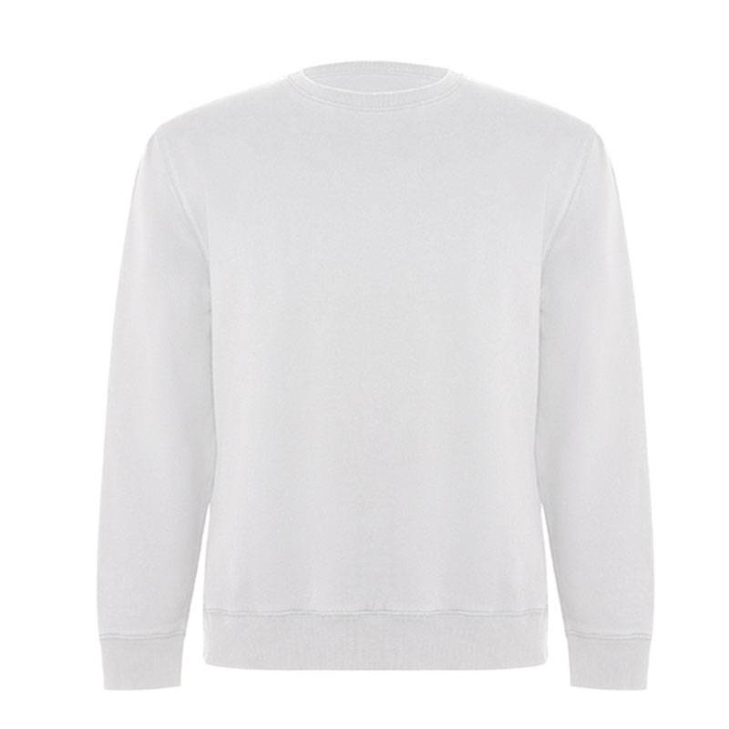 SWEATSHIRT DE ALGODÃO BIOLÓGICO COM GOLA REDONDA