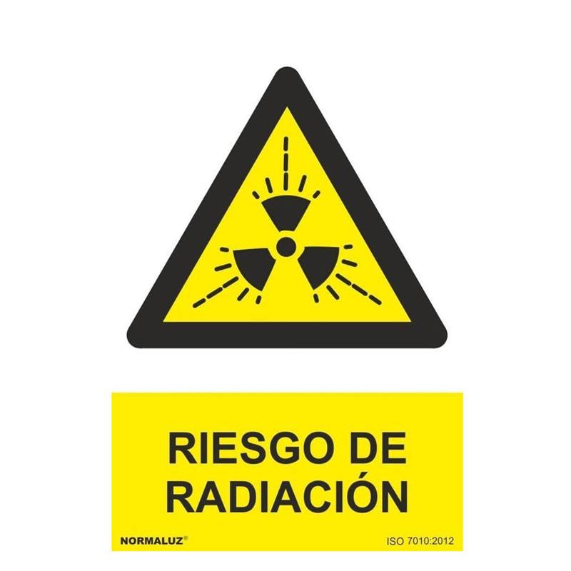 Señal RIESGO DE RADIACIÓN