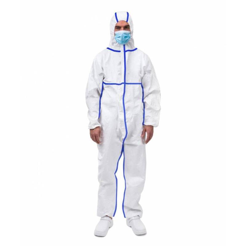 Buzo polipropileno, epi cat. III con costuras termoselladas