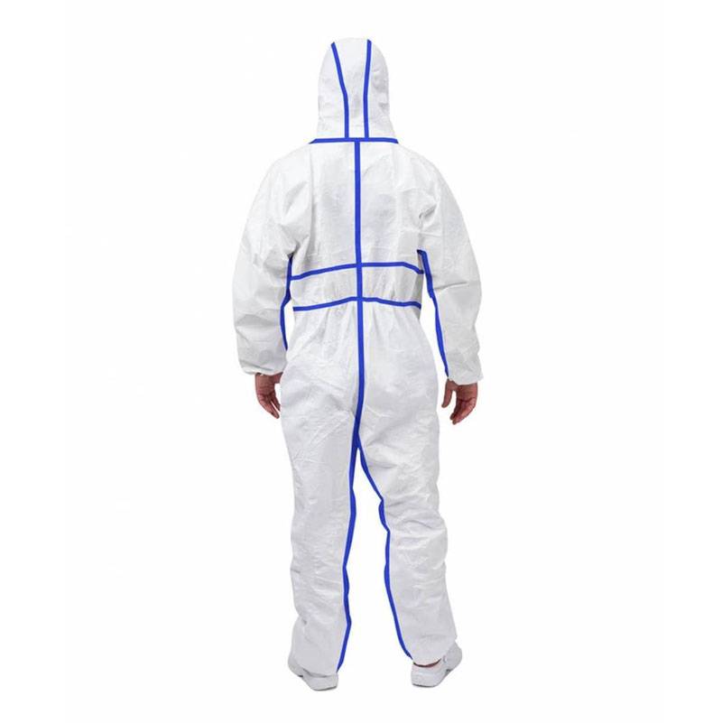 Buzo polipropileno, epi cat. III con costuras termoselladas