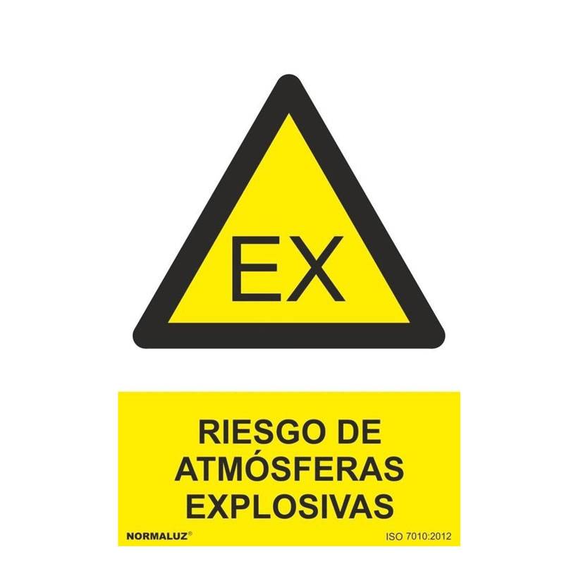 SEÑAL PELIGRO ATMOSFERAS EXPLOSIVAS PVC