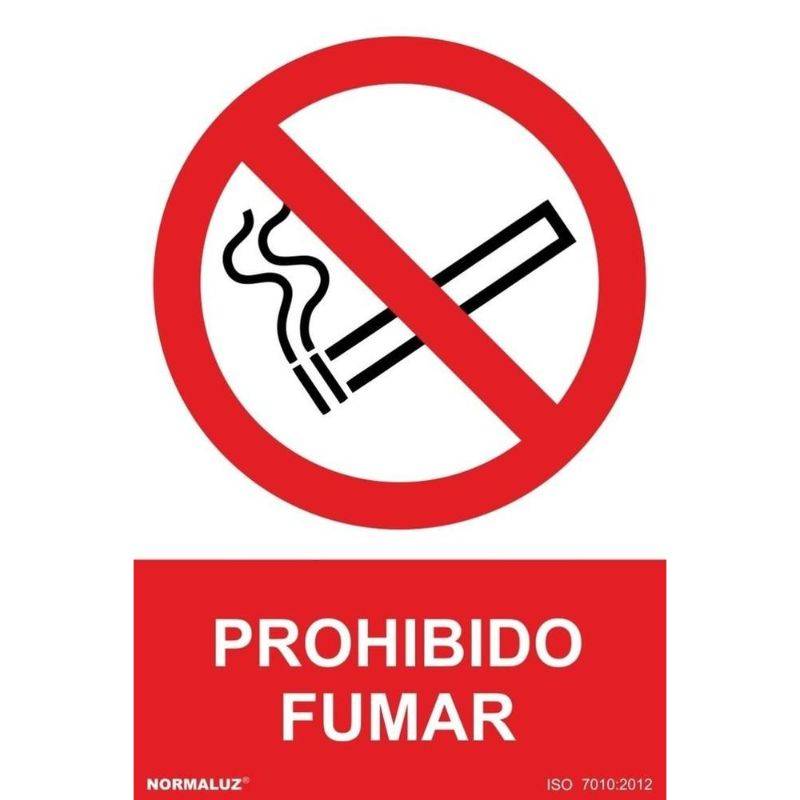 PLACA PVC PROIBIDO FUMAR