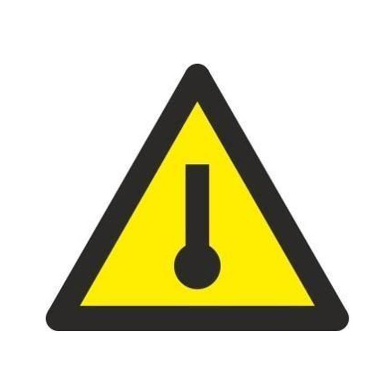 ADHESIVO TRIANGULAR ATENCION ALTA TEMPERATURA