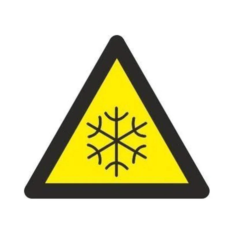 ADHESIVOS TRIANGULAR ATENCIÓN BAJA TEMPERATURA - Naisa Protección Laboral