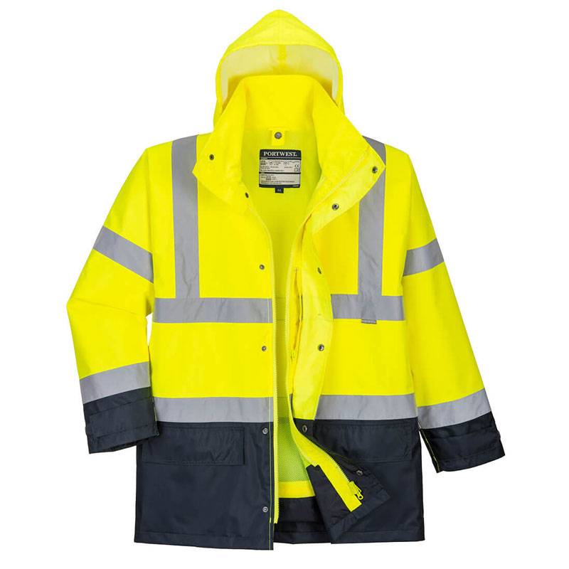 Parka alta visibilidad desmontable 5 en 1