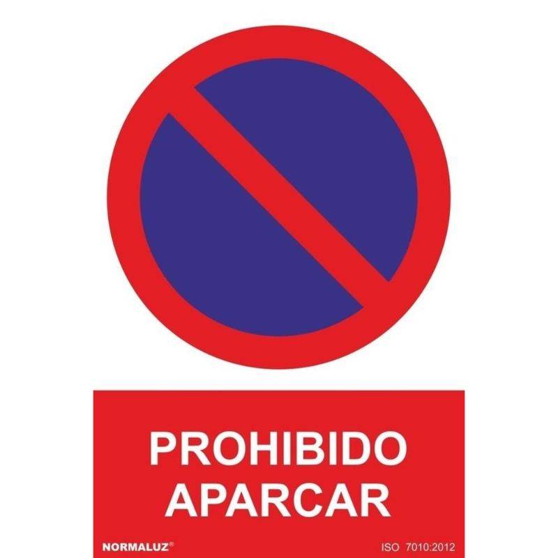 Placa de Estacionamento Proibido em PVC