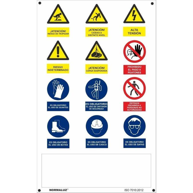 CARTEL MULTIPLE VERTICAL PVC