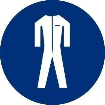 ADHESIVO CIRCULAR OBLIGATORIO ROPA AJUSTADA 9 CM - Naisa Protección Laboral