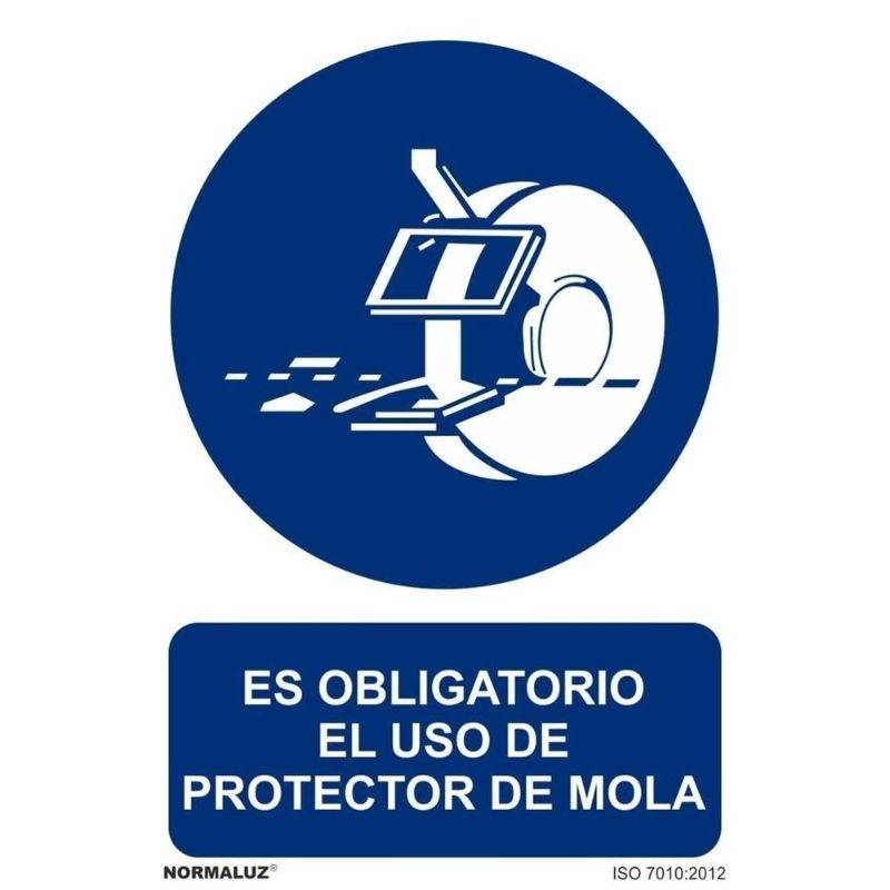 SEÑAL OBLIGATORIO PROTECTOR DE MOLA PVC
