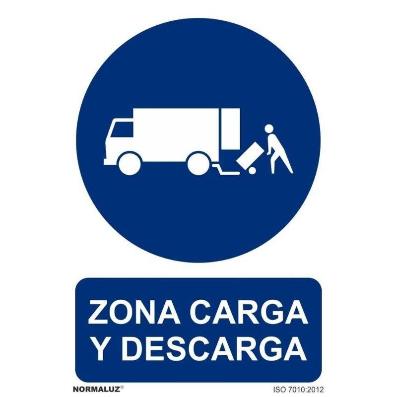 SEÑAL ZONA CARGA/DESCARGA PVC