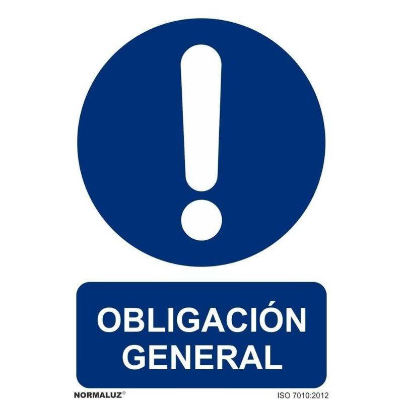 SEÑAL OBLIGACION GENERAL PVC