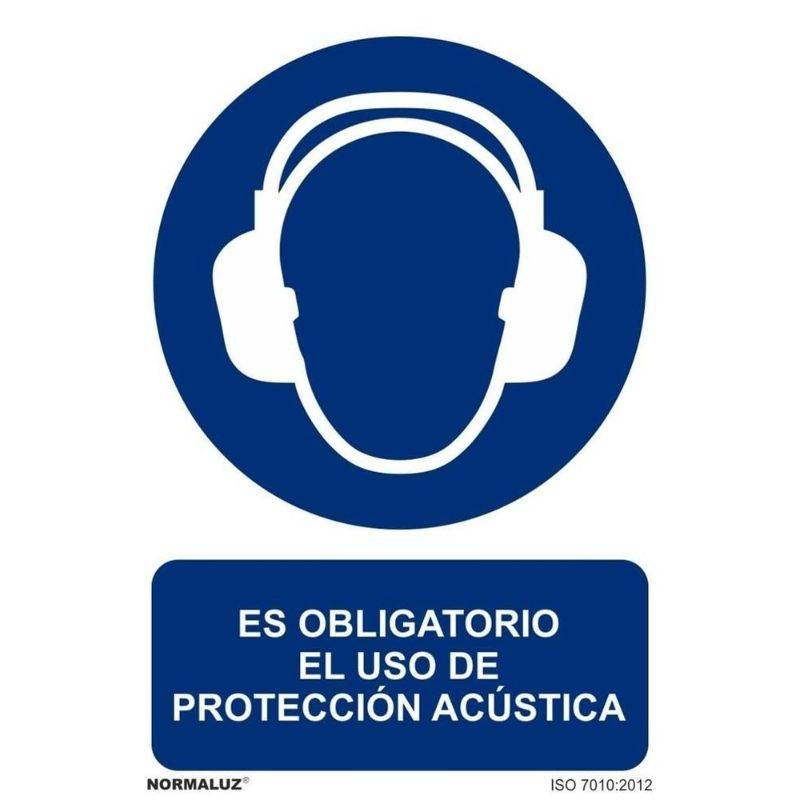 SEÑAL OBLIGACION USO DE PROTECCCION ACUSTICA PVC