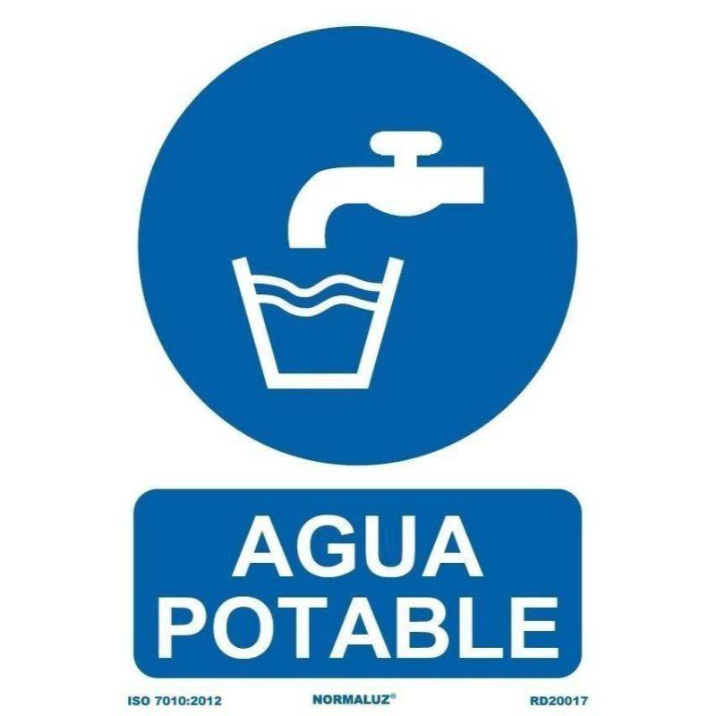 SEÑAL AGUA POTABLE PVC