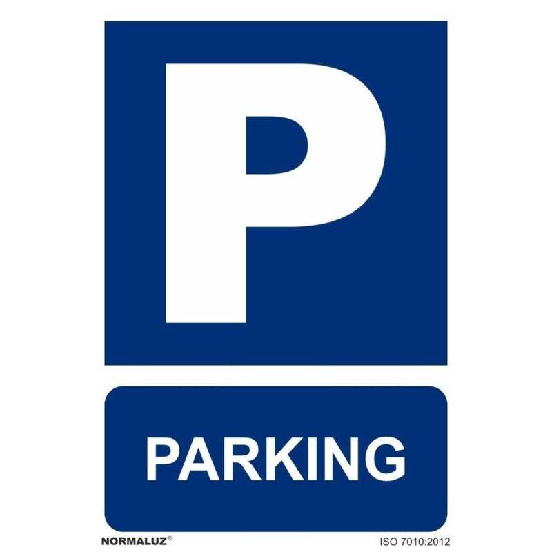 SEÑAL PARKING PVC