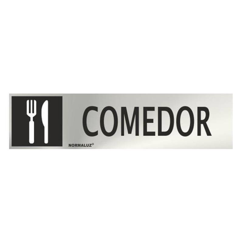 SEÑAL INOXIDABLE COMEDOR