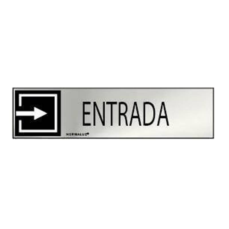 PLACA DE ENTRADA EM AÇO INOXIDÁVEL
