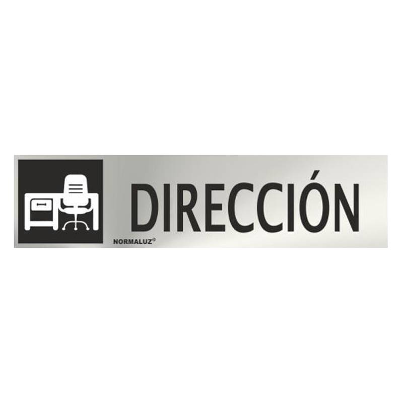PLACA DE DIREÇÃO EM AÇO INOXIDÁVEL