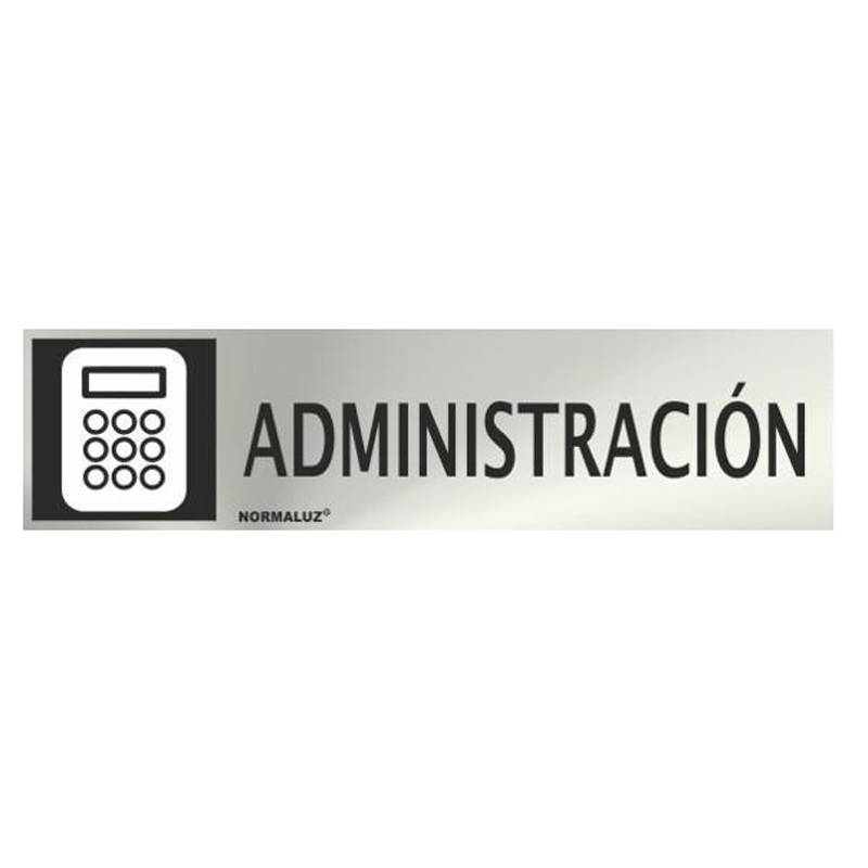 PLACA DE ADMINISTRAÇÃO EM AÇO INOXIDÁVEL