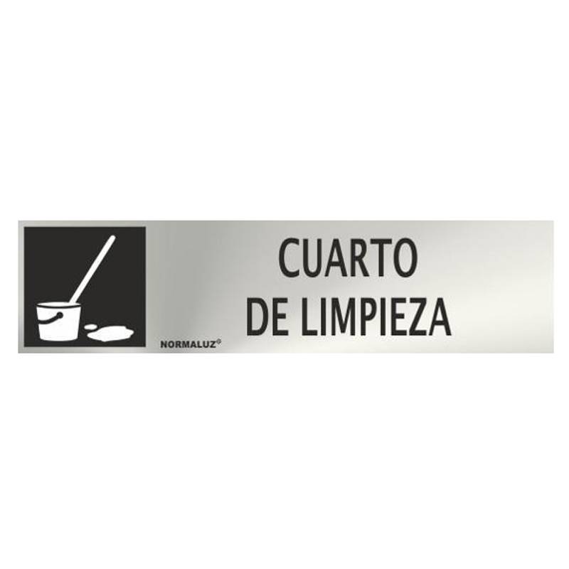 PLACA EM AÇO INOXIDÁVEL PARA SALA DE LIMPEZA