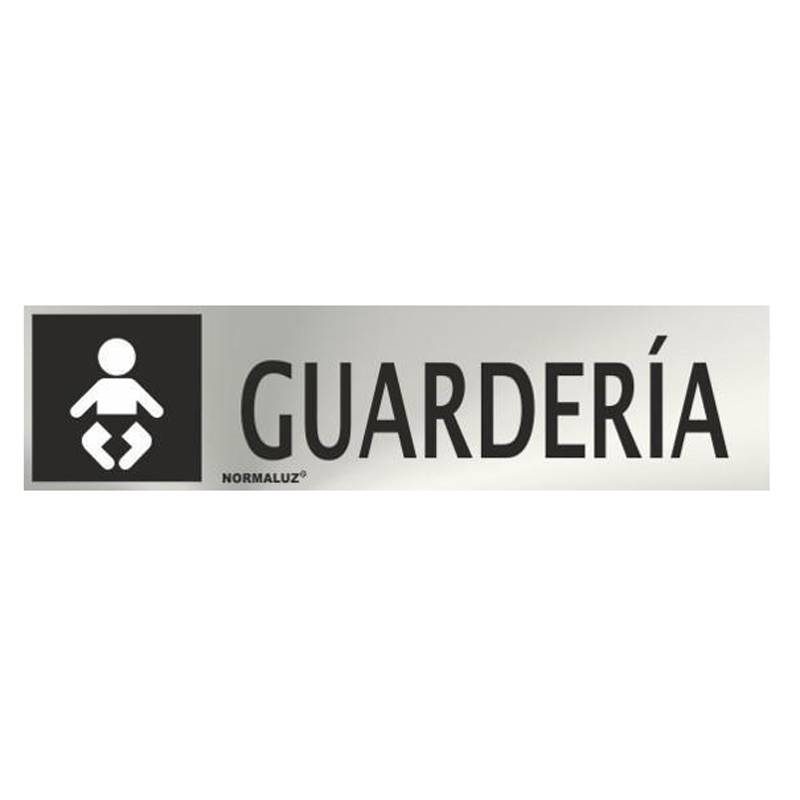 SEÑAL INOXIDABLE GUARDERIA