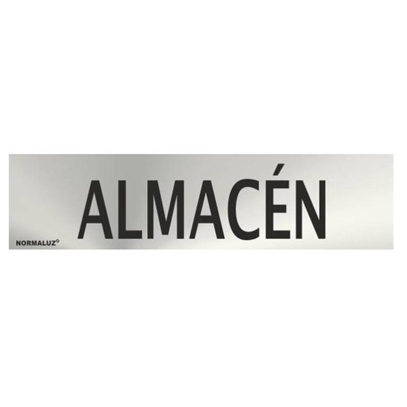 PLACA DE ARMAZÉM EM AÇO INOXIDÁVEL