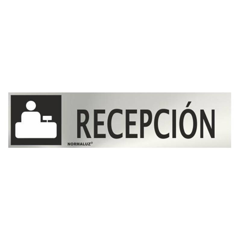 PLACA DE RECEPÇÃO EM AÇO INOXIDÁVEL
