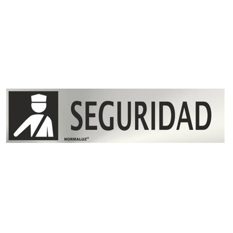 PLACA DE SEGURANÇA EM AÇO INOXIDÁVEL