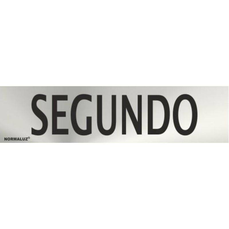 PLACA DE AÇO INOXIDÁVEL SEGUNDO
