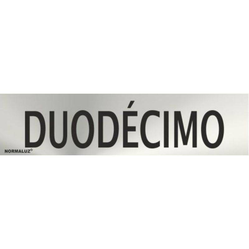 DÉCIMA SEGUNDA PLACA DE AÇO INOXIDÁVEL