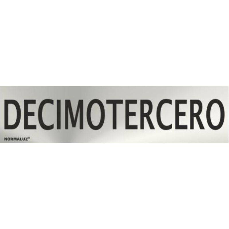 DÉCIMA TERCEIRA PLACA EM AÇO INOXIDÁVEL