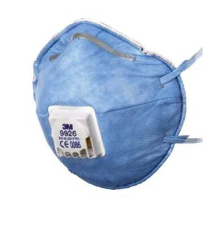 3M 9926 Mascarilla FFP2 de carbón activo para gases ácidos. Caja de 10 uds. - Naisa Protección Laboral