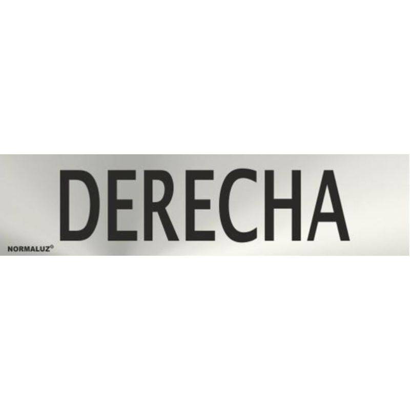 PLACA DE AÇO INOXIDÁVEL À DIREITA