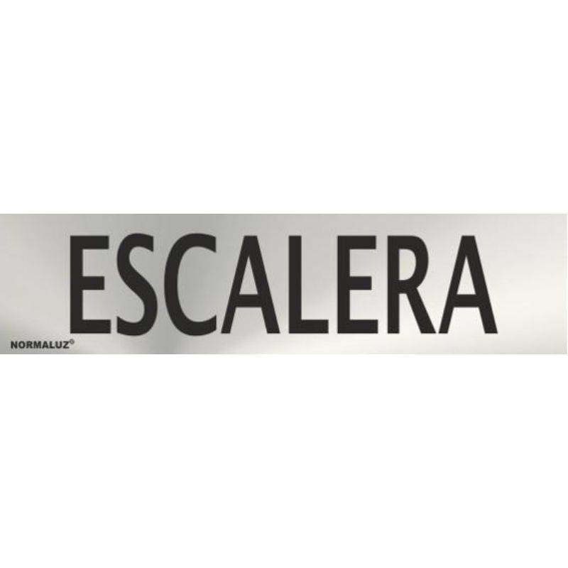 PLACA DE ESCADA EM AÇO INOXIDÁVEL