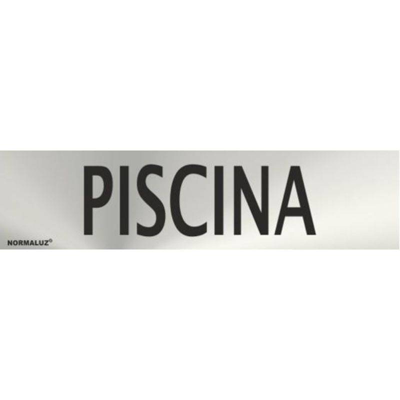PLACA DE PISCINA EM AÇO INOXIDÁVEL