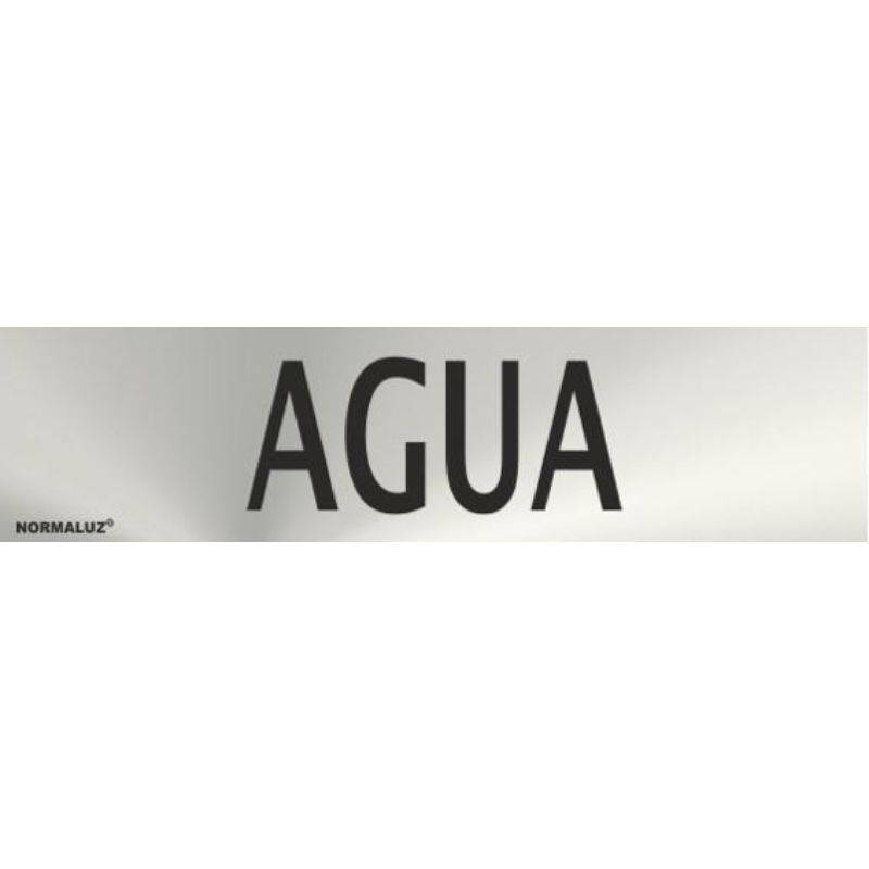 PLACA DE ÁGUA EM AÇO INOXIDÁVEL