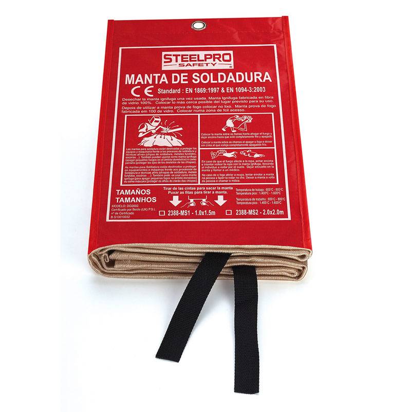 Manta ignífuga de soldadura (200x200cm)