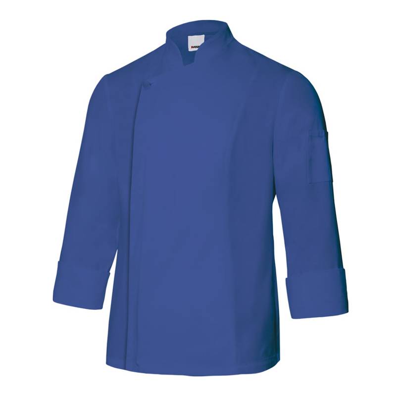 Chaqueta de cocina para hombre cierre cremallera