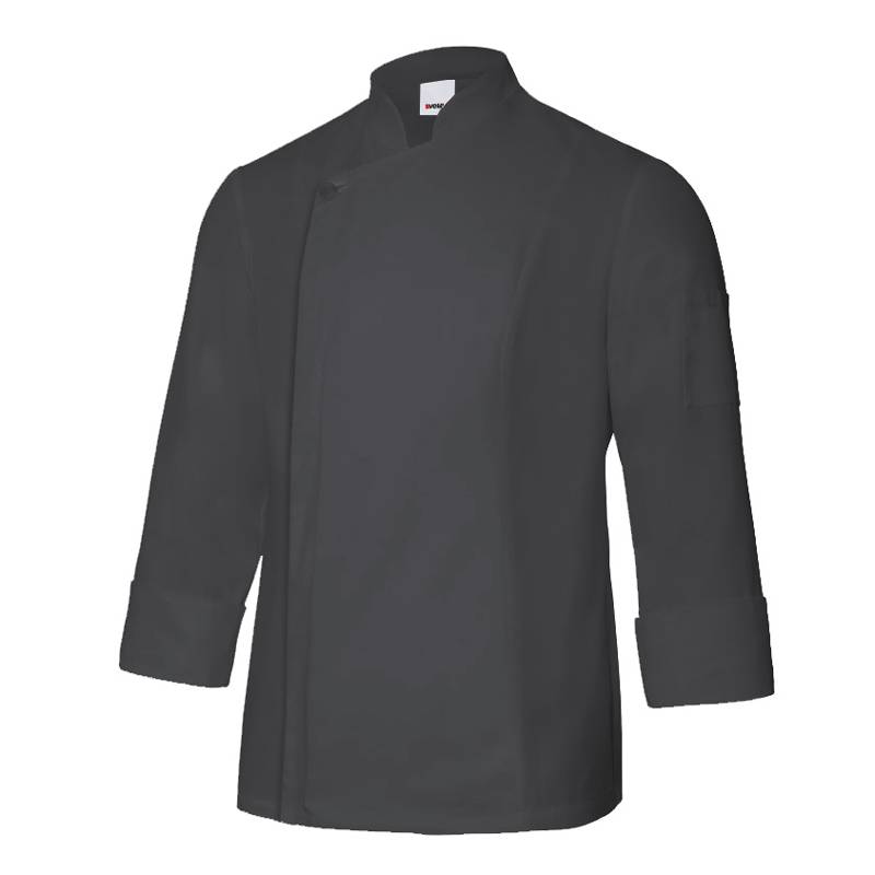 Chaqueta de cocina para hombre cierre cremallera