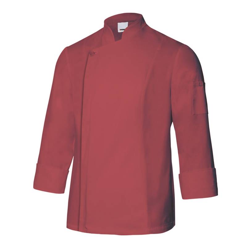 Chaqueta de cocina para hombre cierre cremallera