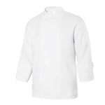 Chaqueta cocina microfibra manga larga tejido Coolmax