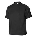 Chaqueta cocina microfibra manga corta tejido Coolmax