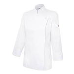 Chaqueta de cocina para mujer cierre cremallera