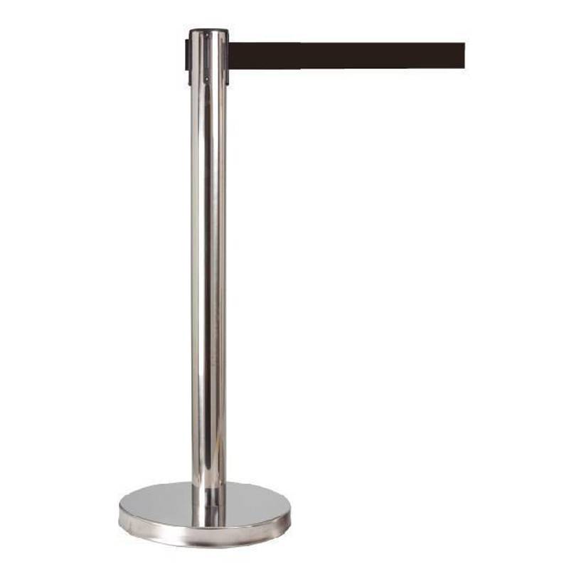 Poste separador acero inoxidable cinta