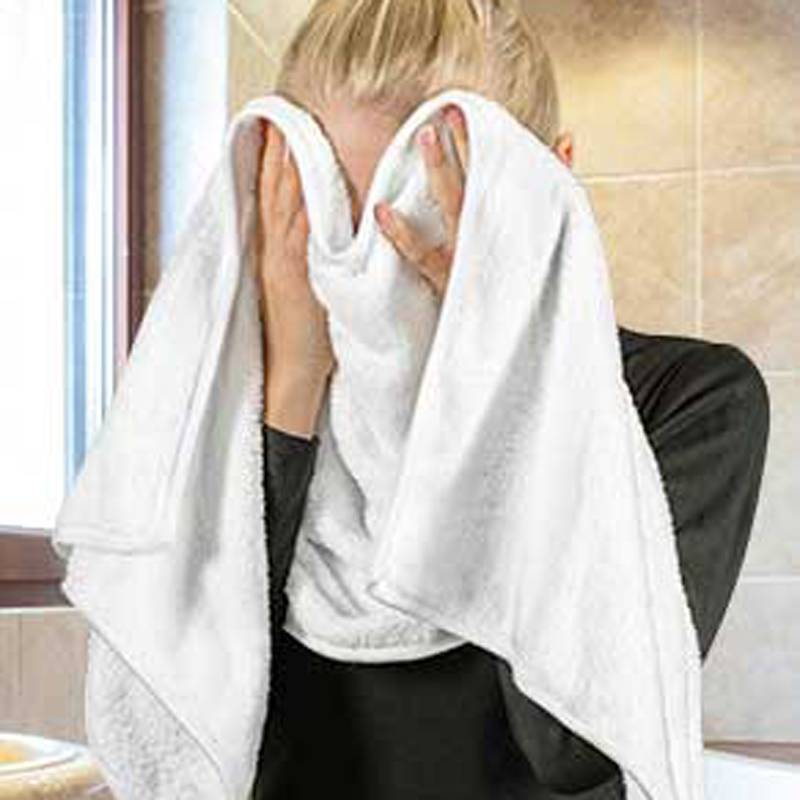 Toalla microfibra tamaño lavabo