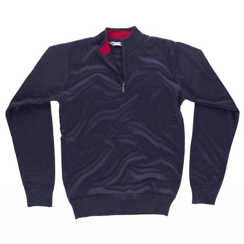 Jersey clásico media cremallera