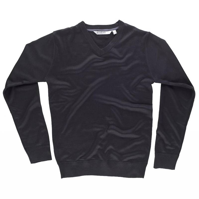 Camisola clássica com decote em V