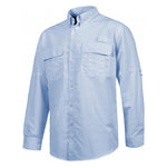 Camisa safari multibolsillos manga larga