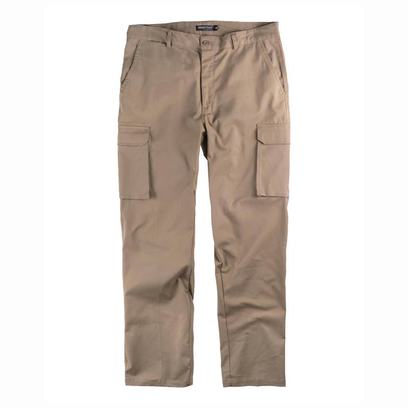 Calça cargo em tecido elástico